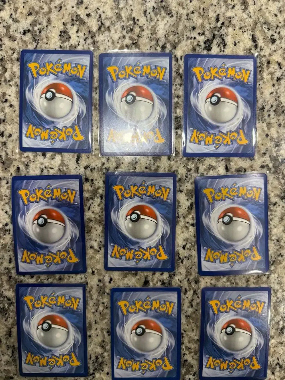 Lot of 9 Assorted Pokémon Trading Cards featuring EX, V, and Tera variants
